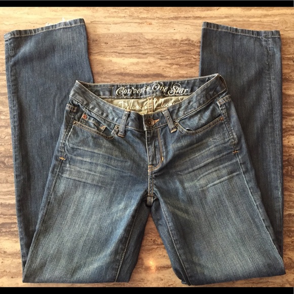 Converse Jeans Converse One Star Delancey Straight Jeans Sz 27 Poshmark